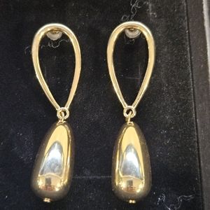 JEWELRY SALE!!! Gold dangling modern earrings
